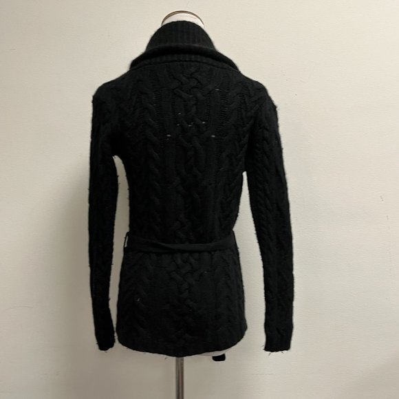 Ralph Lauren 100% cashmere  shawl aran cardigan sweater woman xs kid L woman xs - Picture 5 of 7